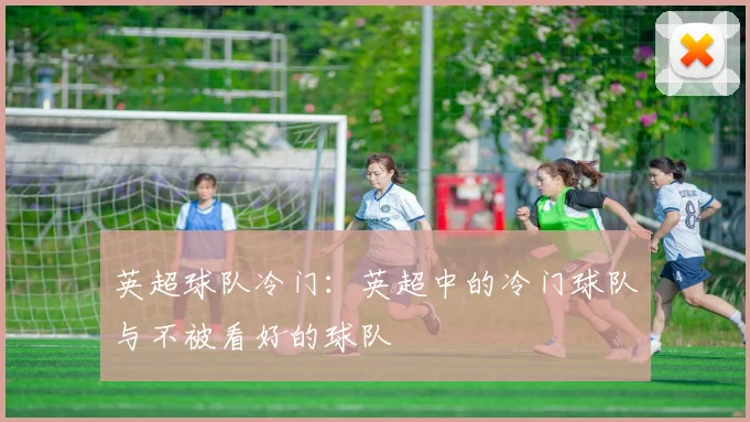 英超球队冷门：英超中的冷门球队与不被看好的球队